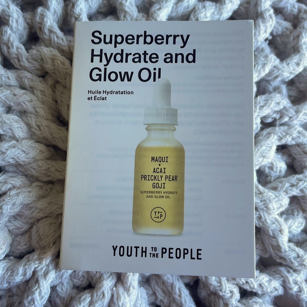 New youth to the people superberry hydrate and glow oil sample